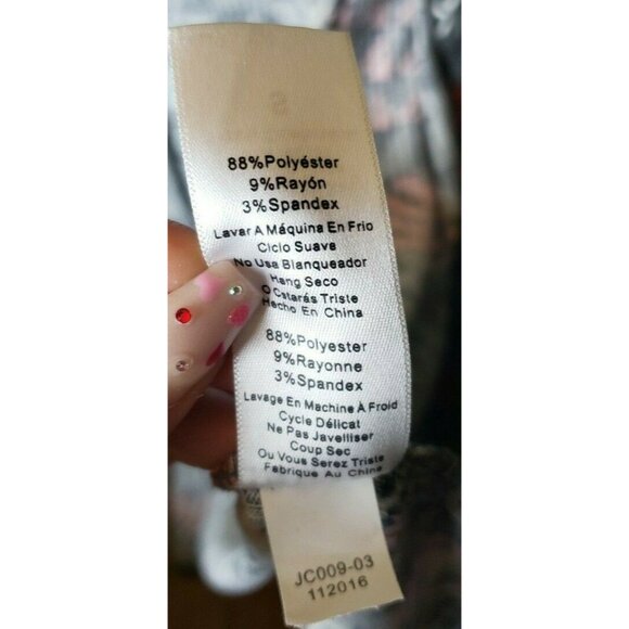 LuLaRoe Sarah Cardigan Duster Size Small Grey Orange Teal Patterned Pockets - Picture 5 of 6